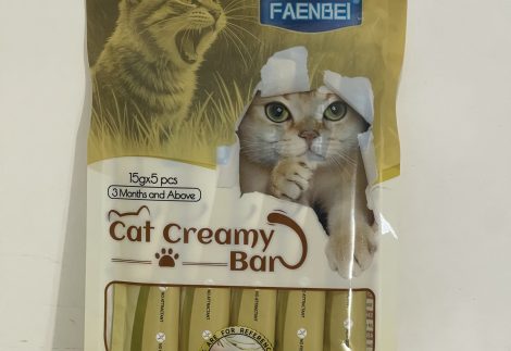 بستنی گربه فنبی 5عددی با طعم  مرغ و تخم مرغ ‌